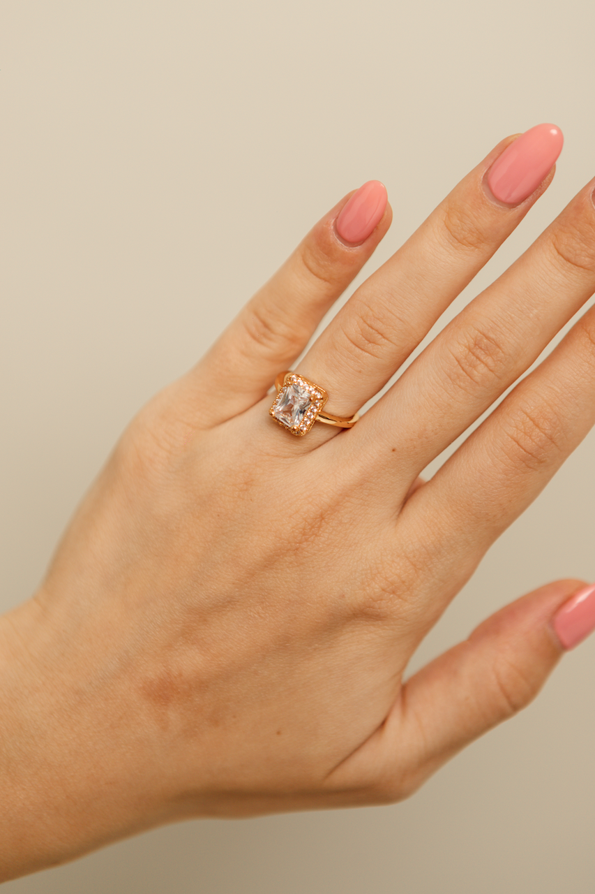 Anillo Compromiso "Barroque"