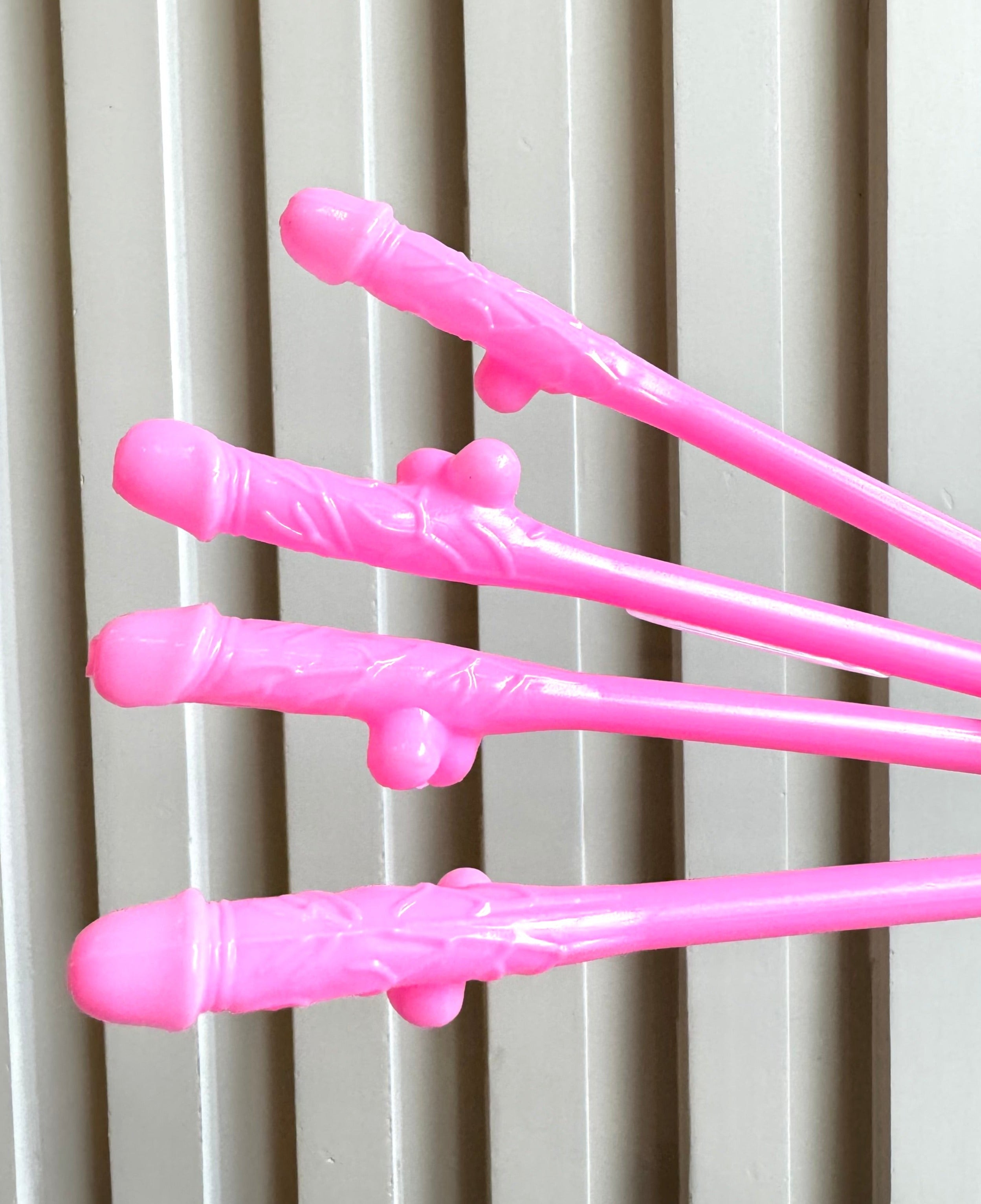 Popote en forma de p*ne