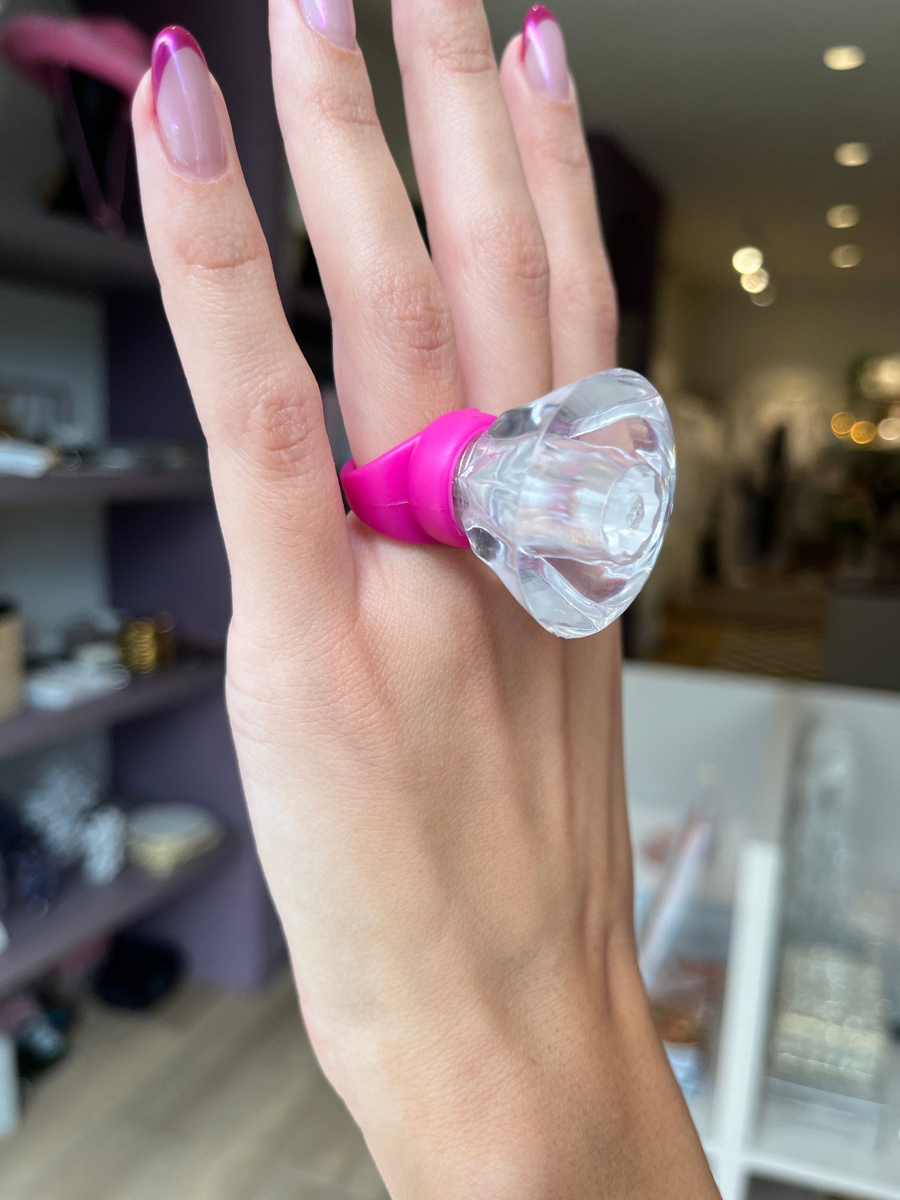 Anillo Acrilico Chico