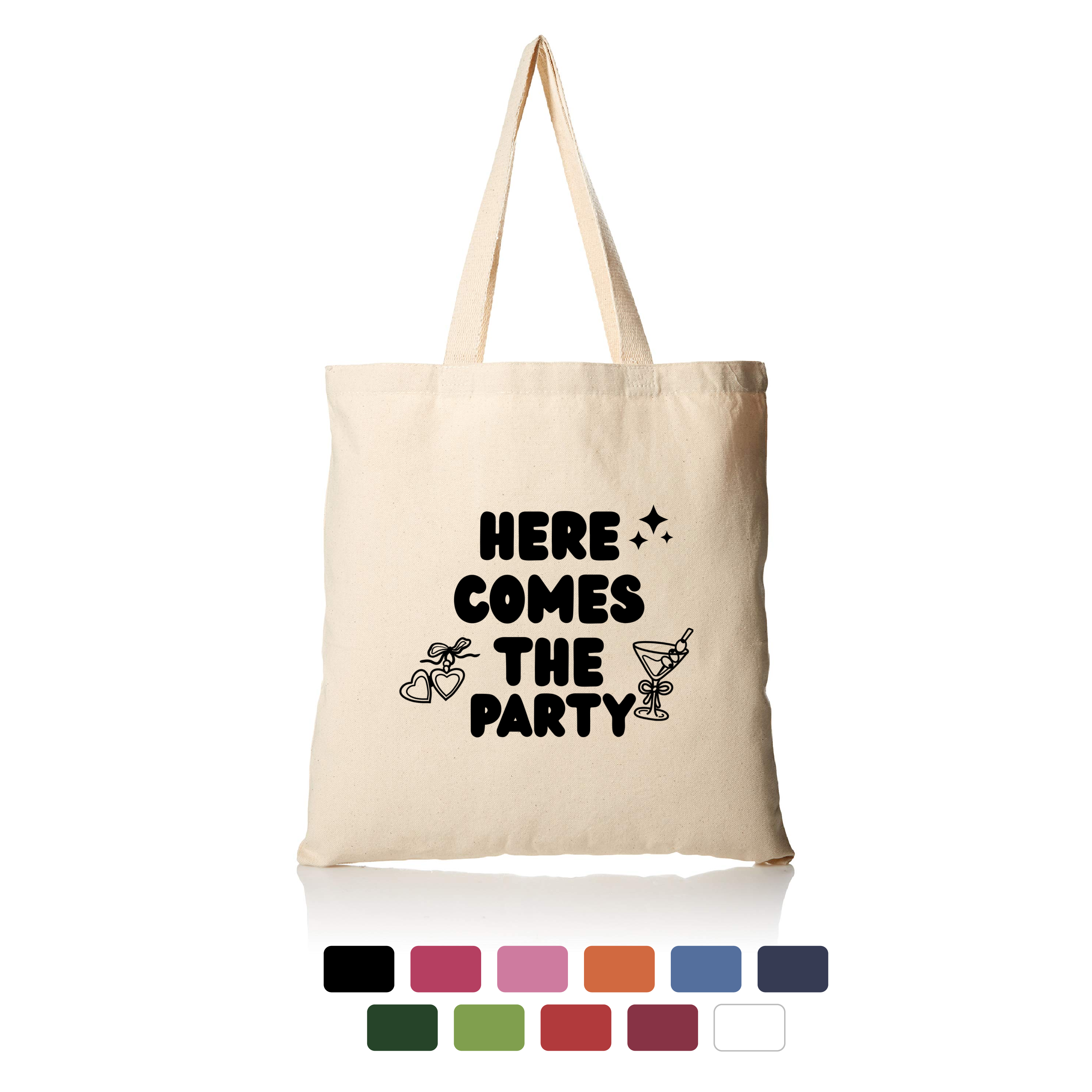 Tote Bag Here Comes The Party