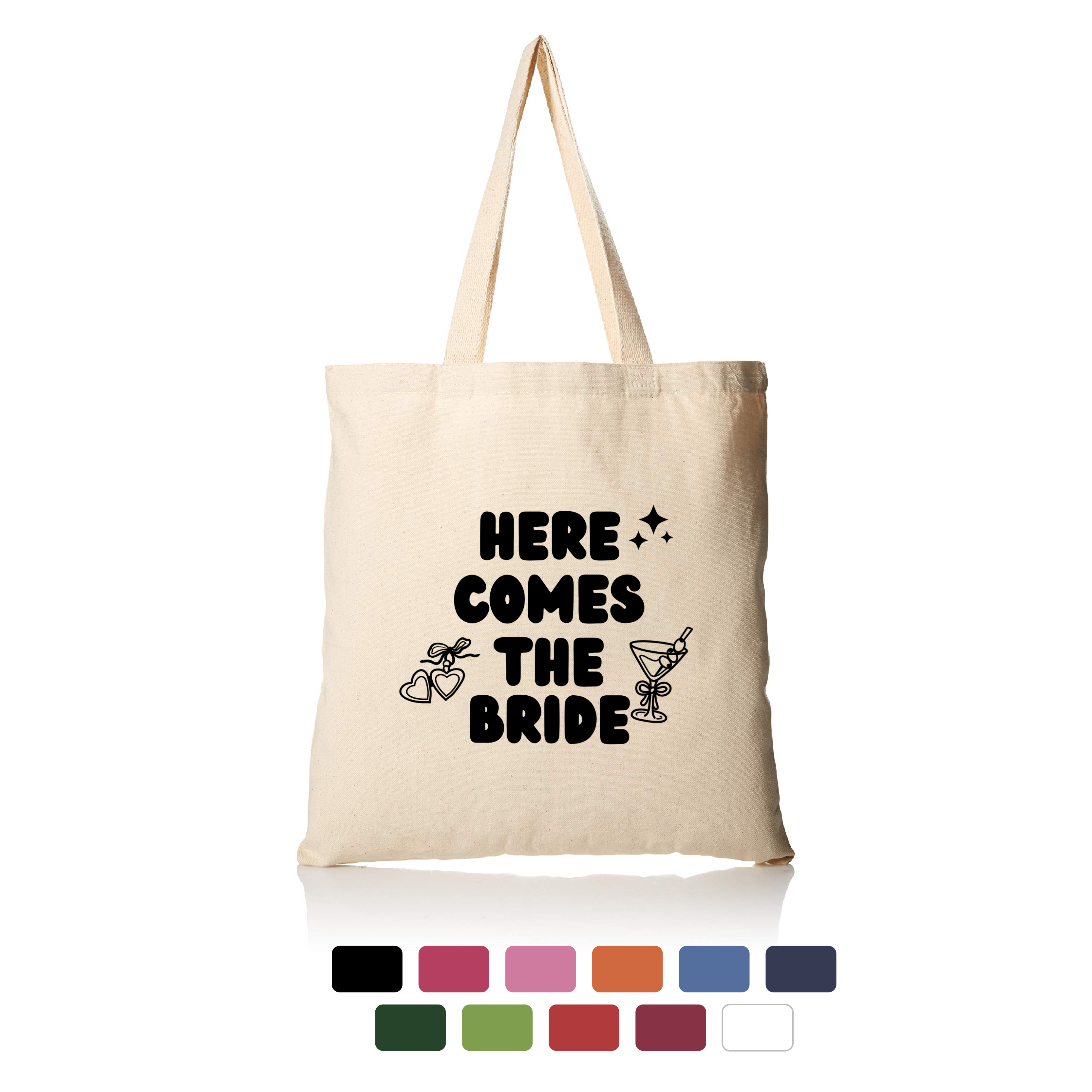 Tote Bag Here Comes The Bride