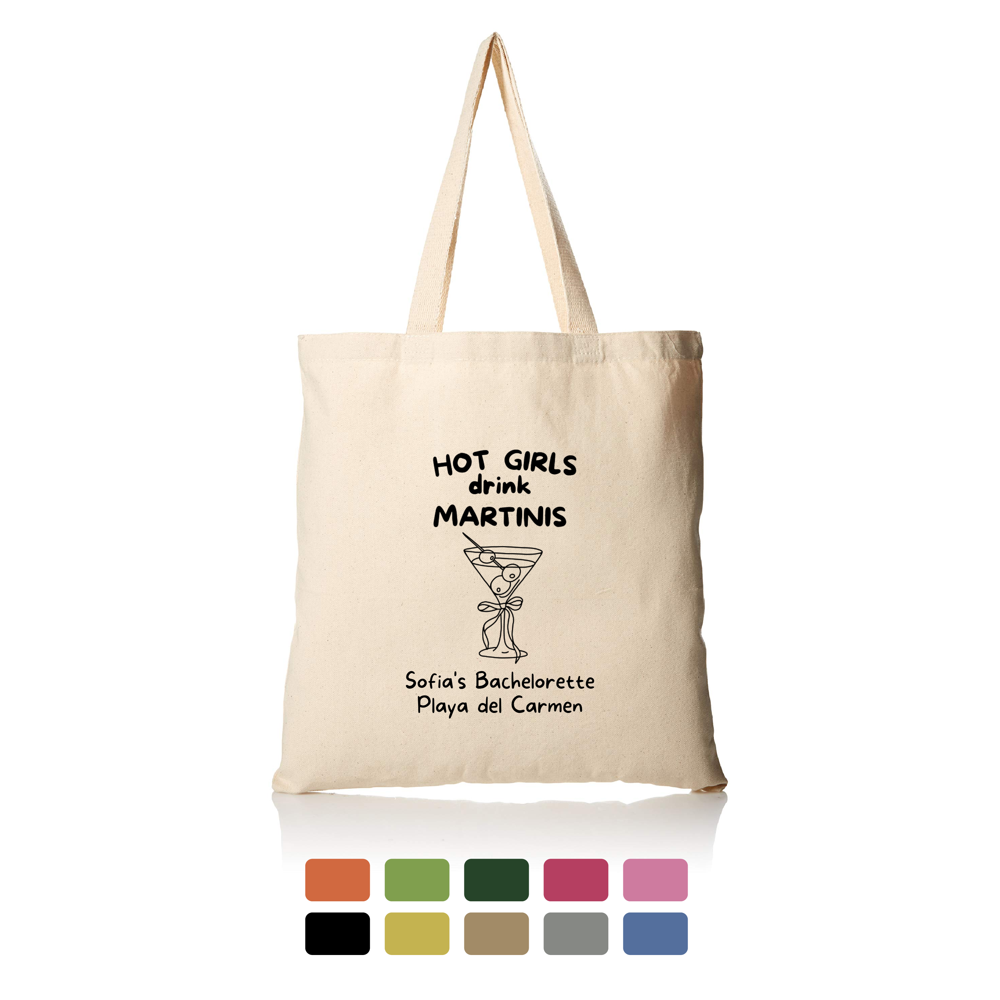 Tote Bag Bikinis & Martinis 1