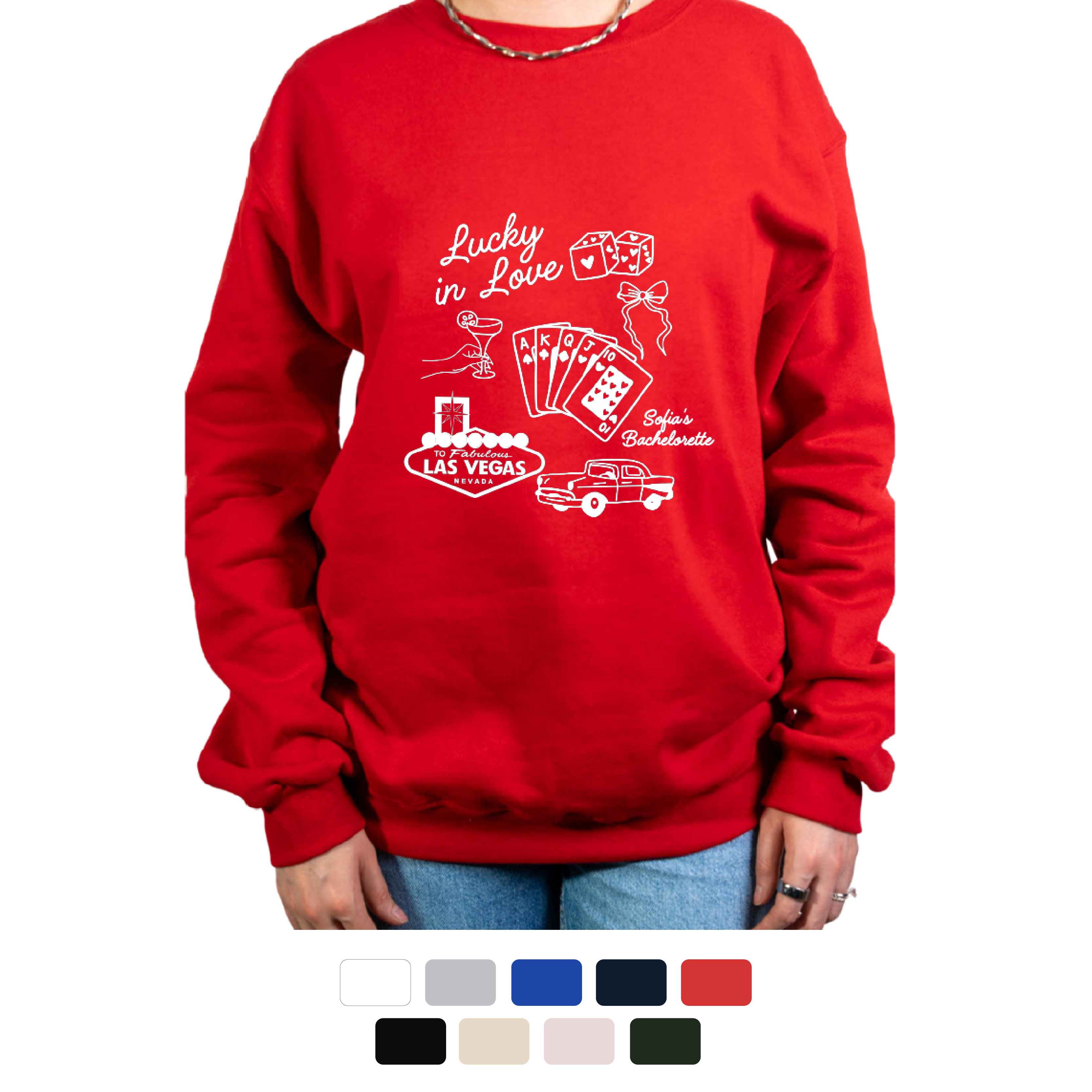 Sudadera Vegas Personalizada