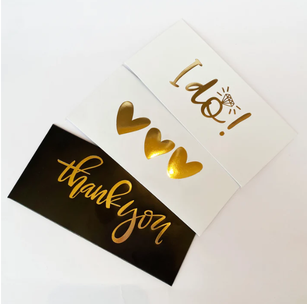 Sobres de regalo para dinero con foil