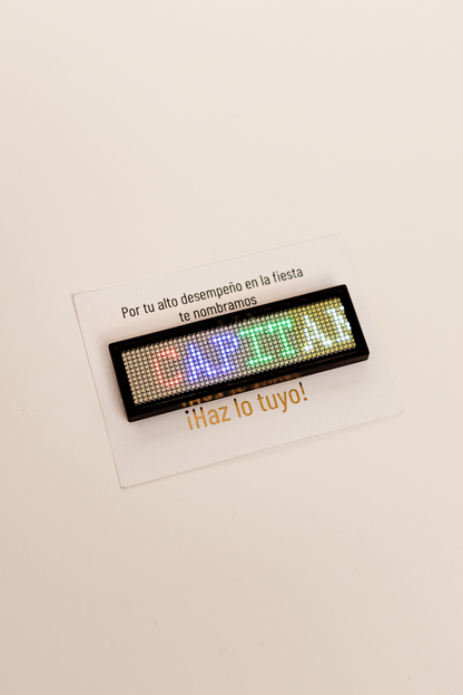 Pin Pantalla Luz Led (Capitan)