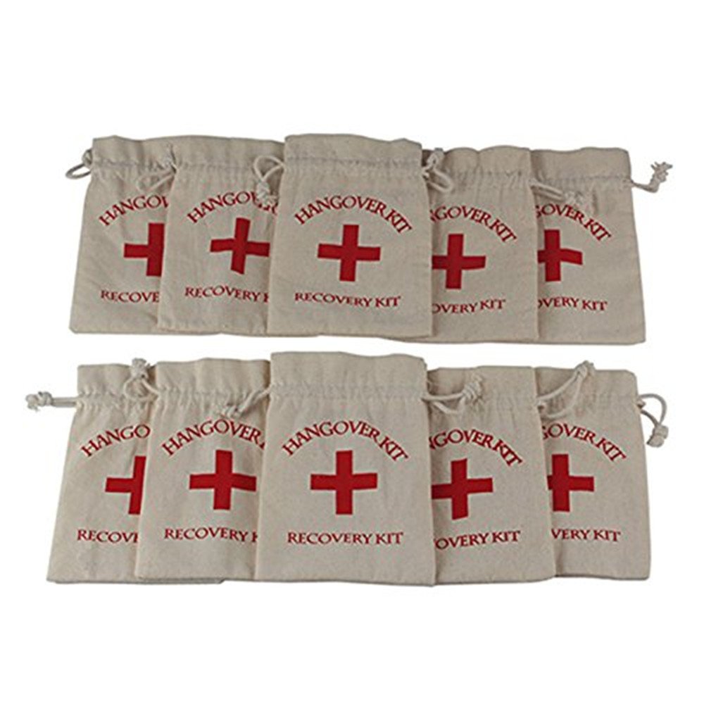 Hangover Kit texto en Rojo