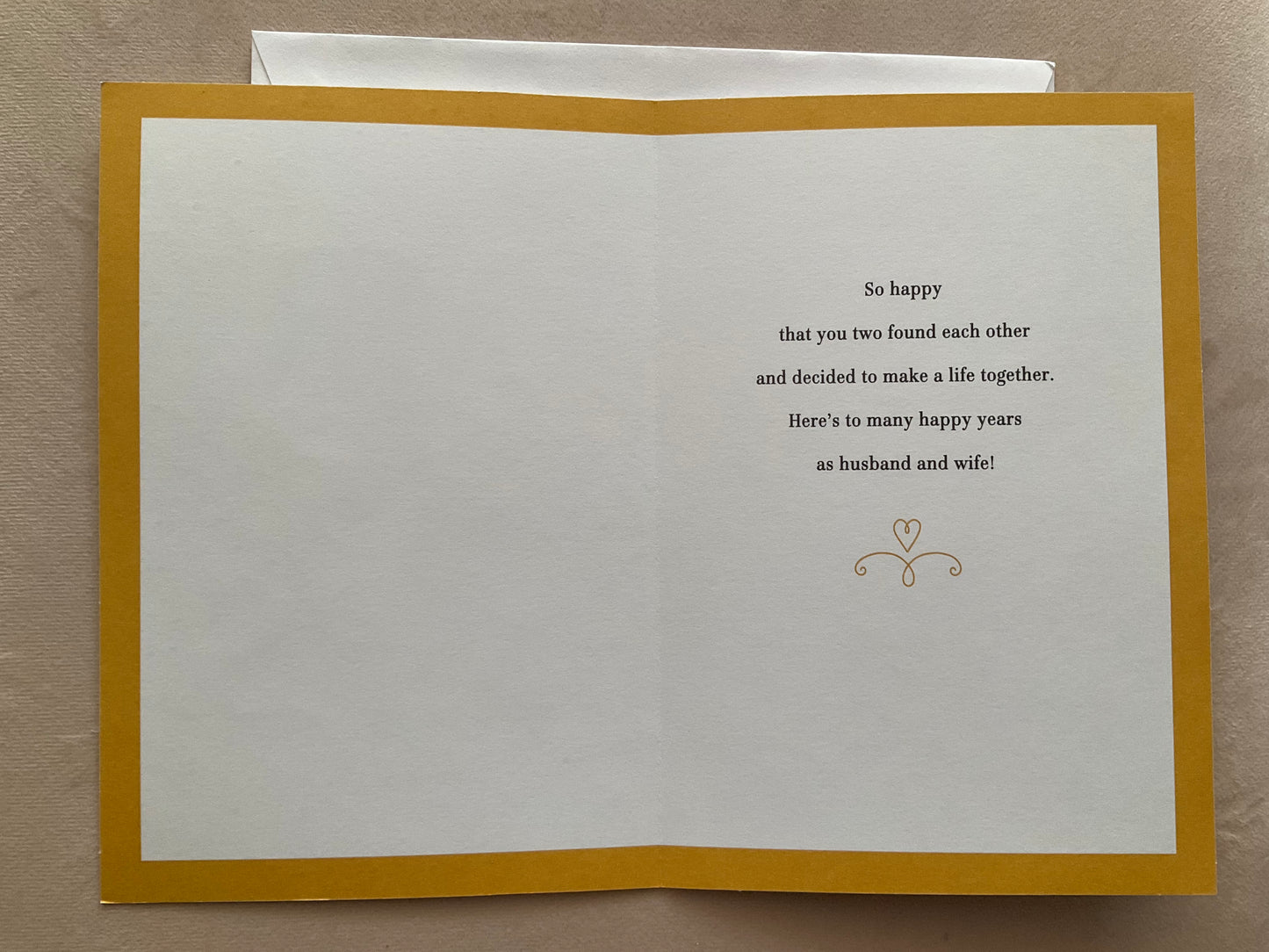 Tarjeta “MR & MRS”