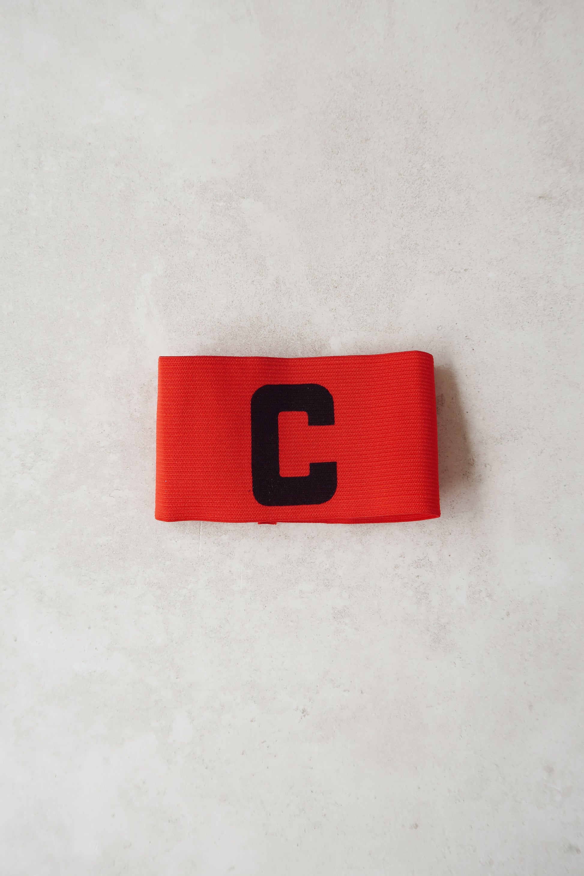 Brazalete para capitán de mesa, banda para brazo, capitán de futbol rojo