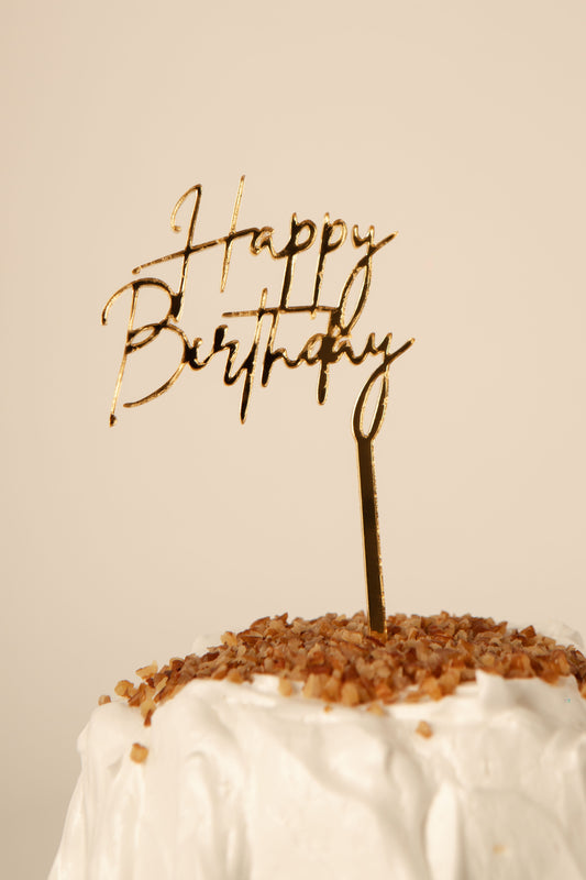 Cupcake Topper "Happy Birthday"