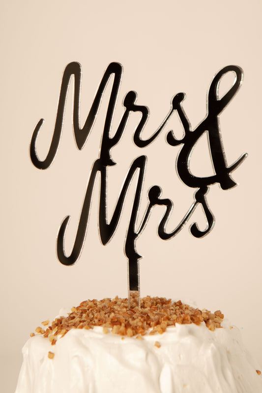Cake Topper "Mrs & Mrs"