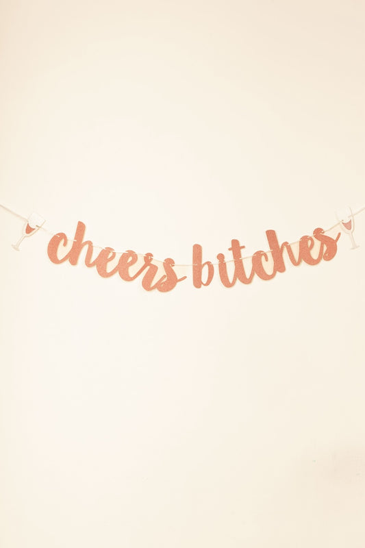 Banner "Cheers B*tches"