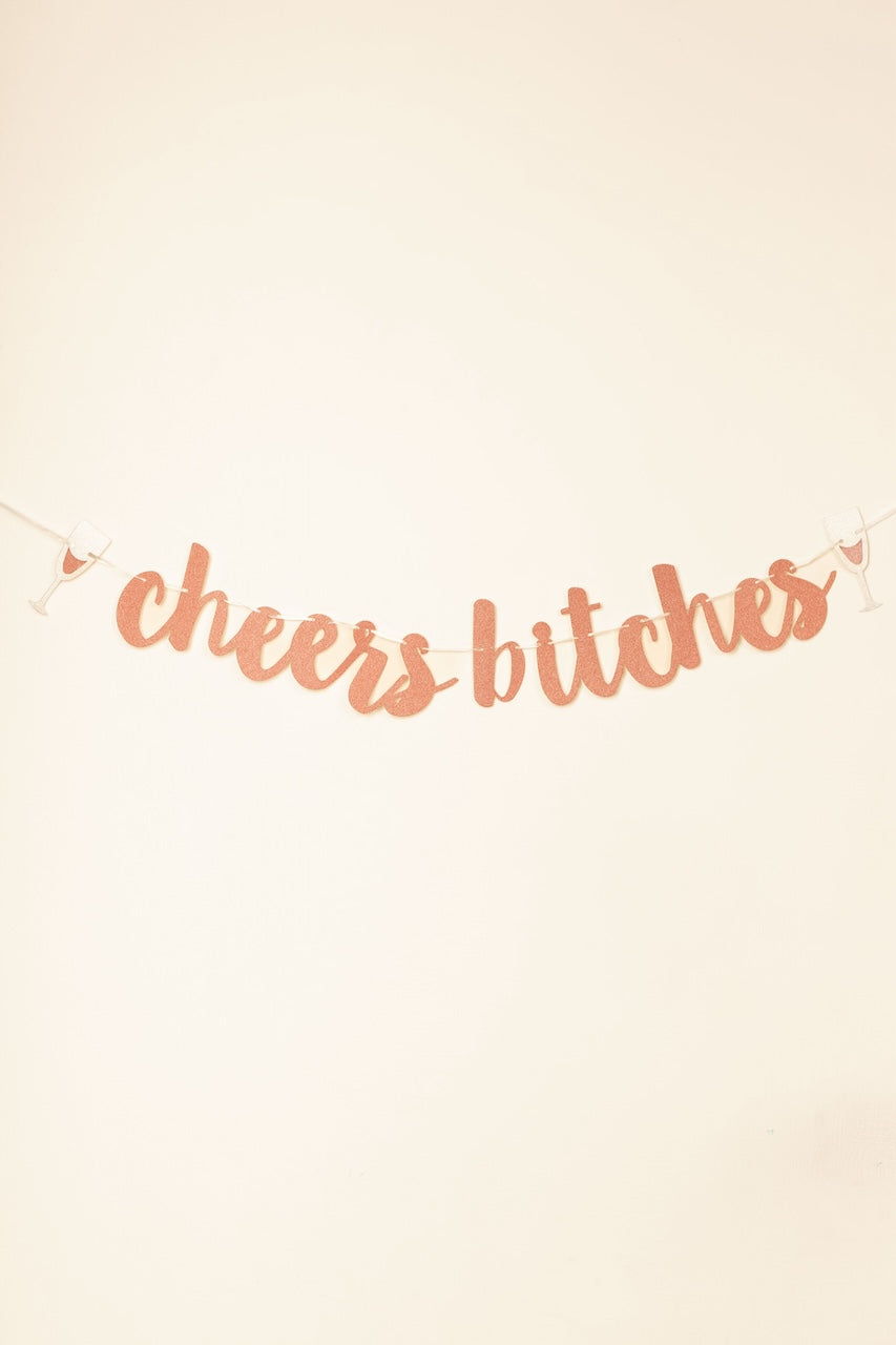 Banner "Cheers B*tches"