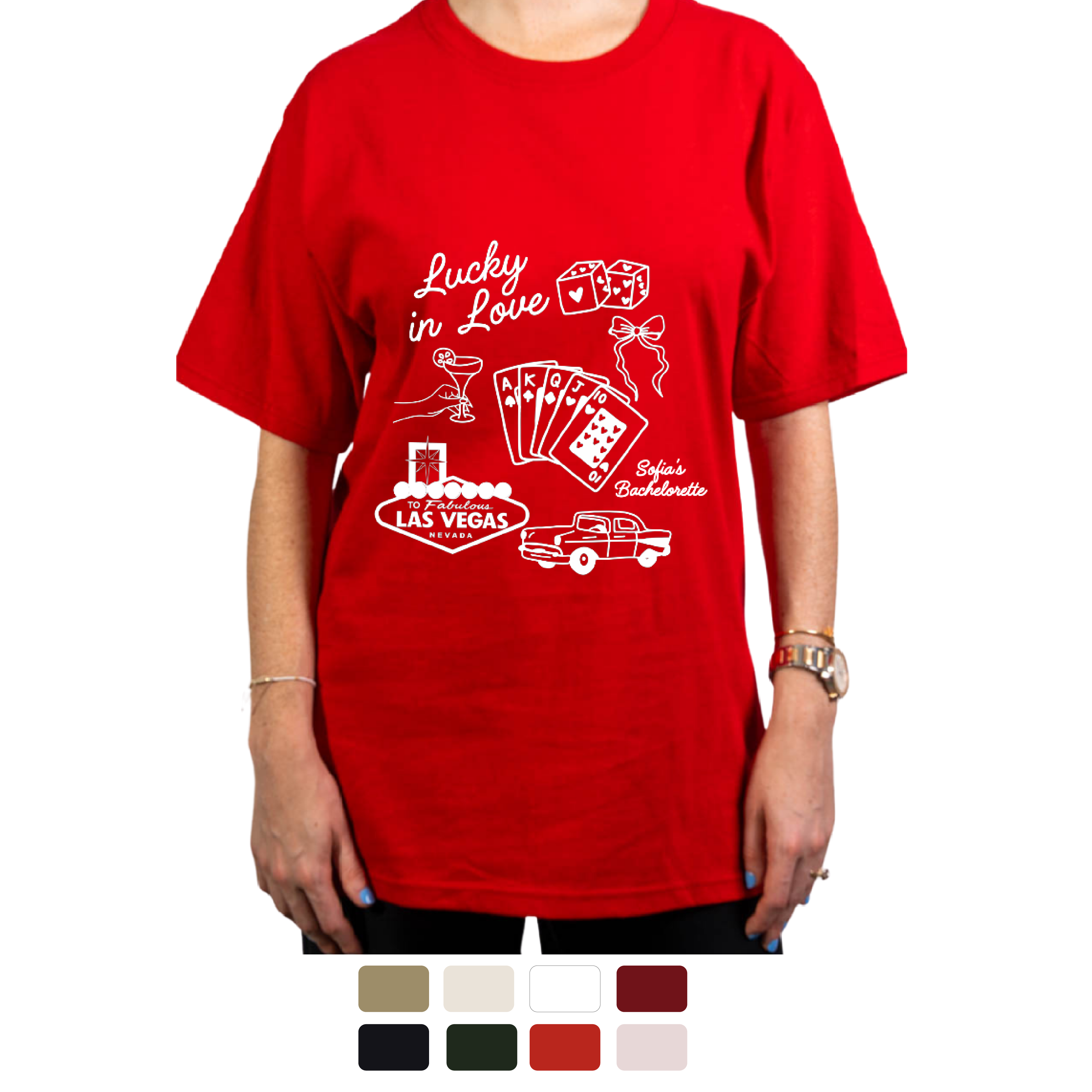 T-shirt Vegas Personalizada