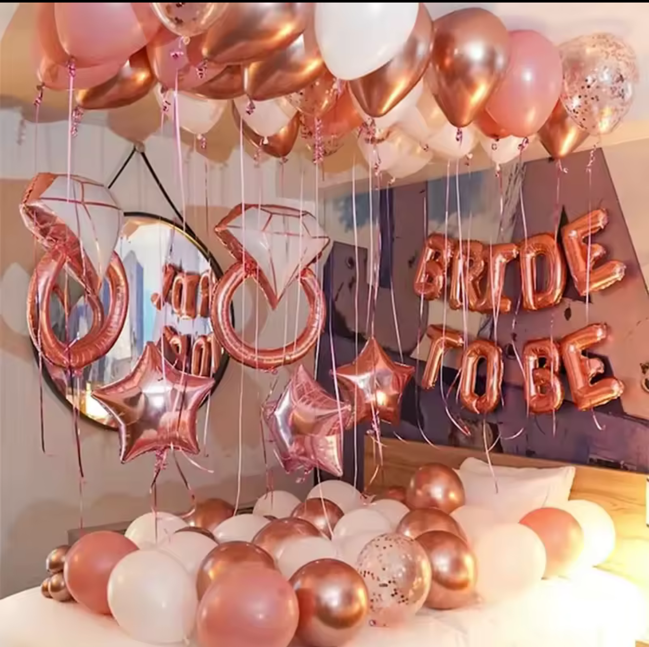 Set de globos Bride to be