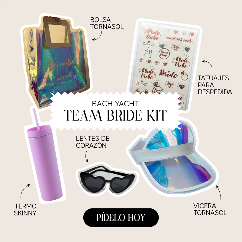 Team bride kit para despedida de soltera