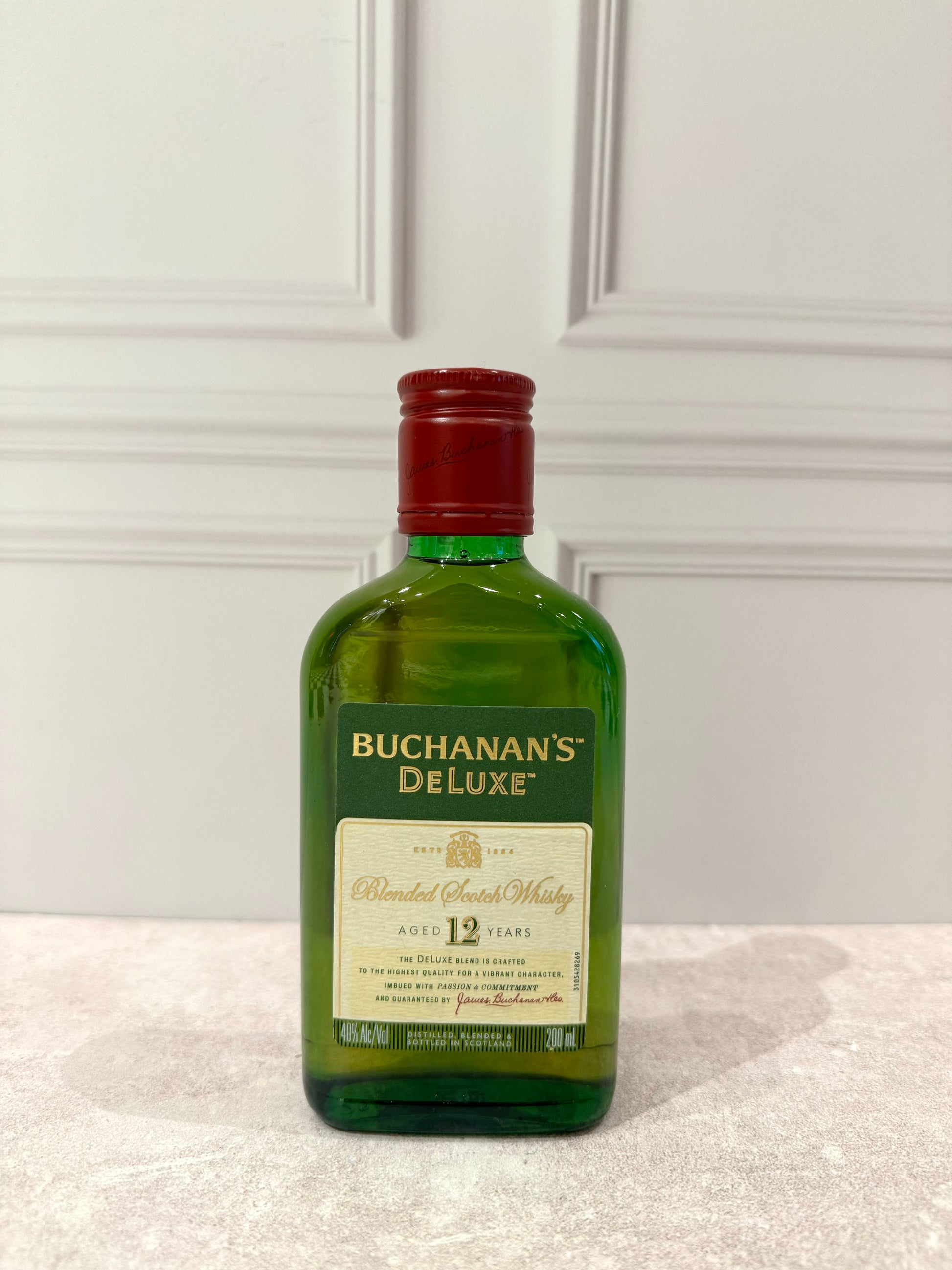 Mini Buchanan's 200 ml Bride Thru, regalo premium para padrinos, testigos o papás para boda o despedida