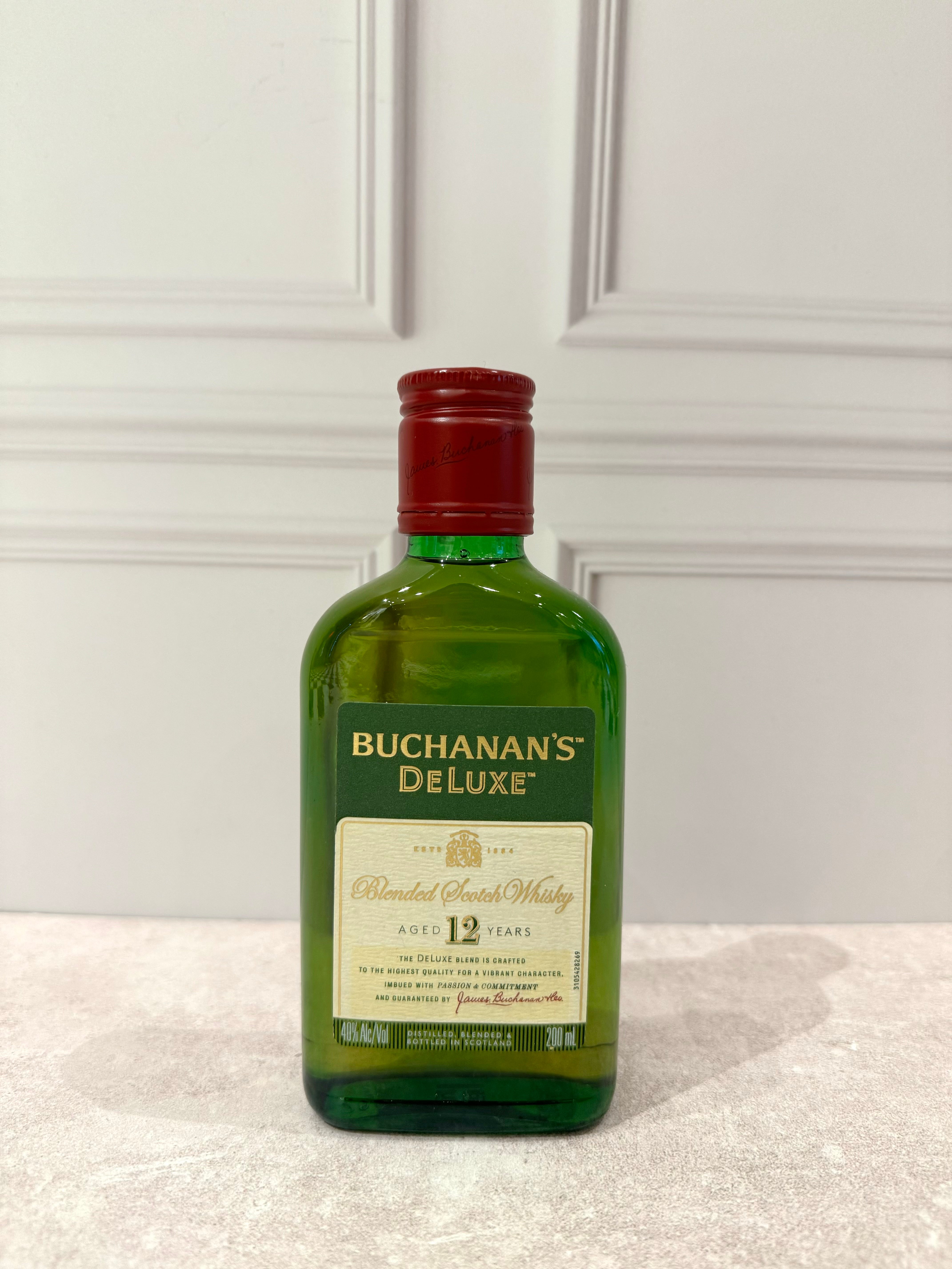 Mini Buchanan's 200 ml Bride Thru, regalo premium para padrinos, testigos o papás para boda o despedida