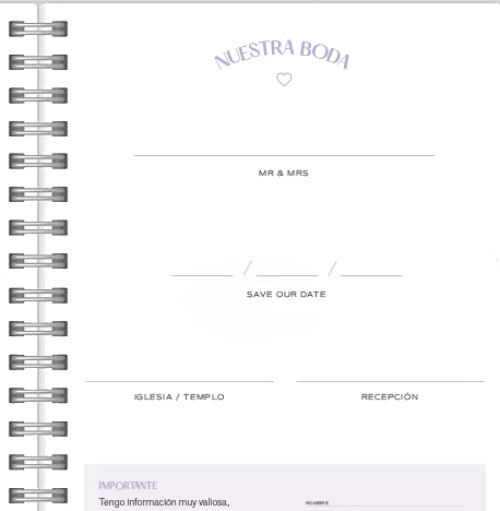 My Wedding Agenda