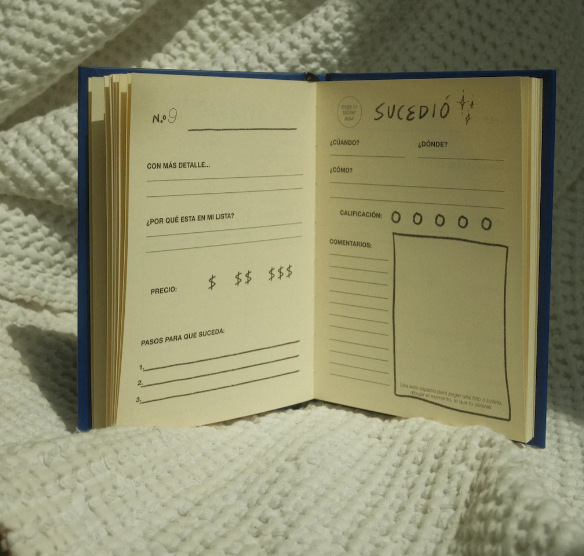 Bucketlist Journal pocket