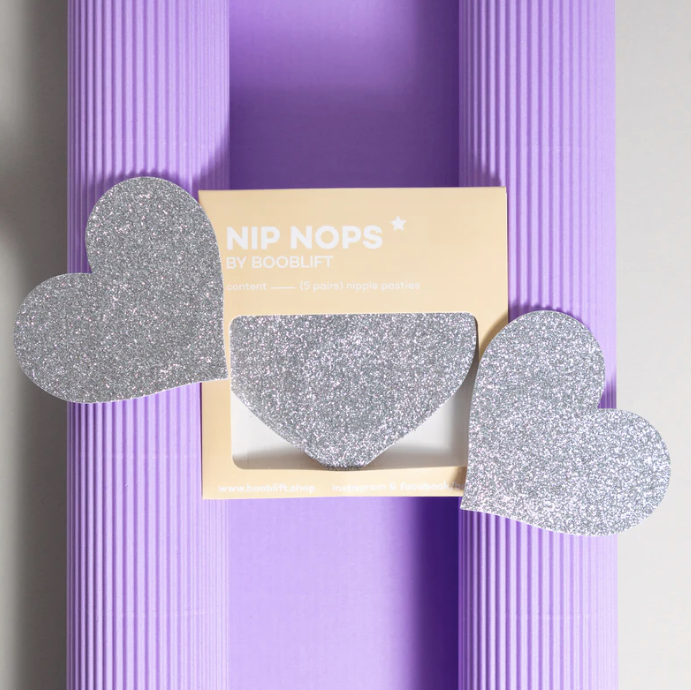 Pezoneras Desechables | Glitter Heart Nipnops