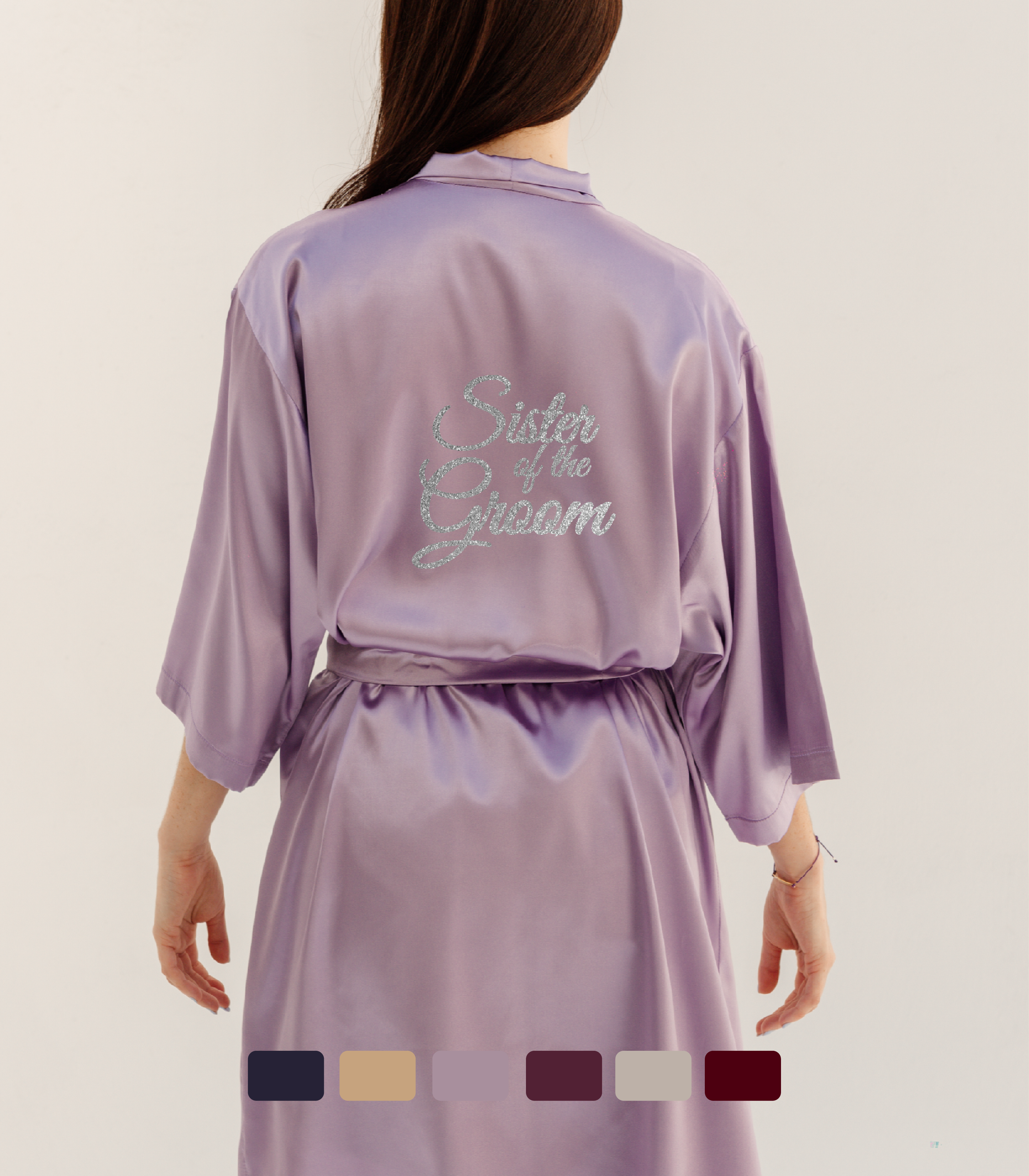 Bata Sister of the Groom Personalizada