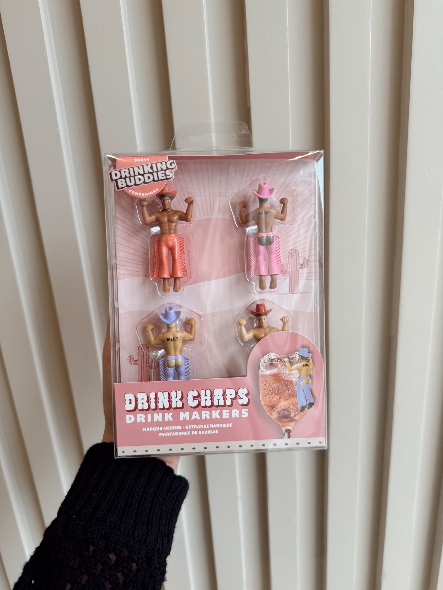 Drink markers "Cowboys" 4pc