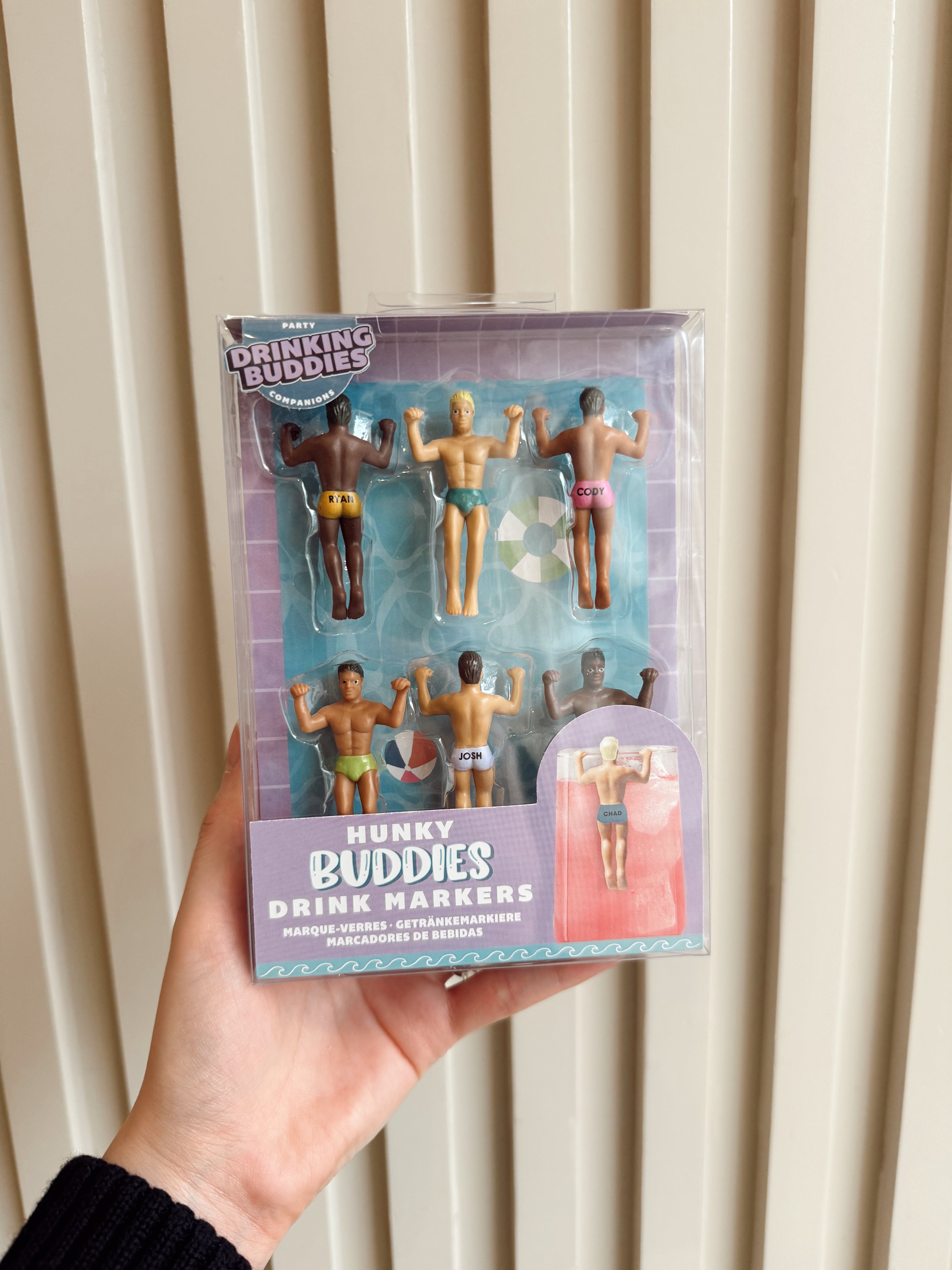 Drink markers "Buddies" 6pc