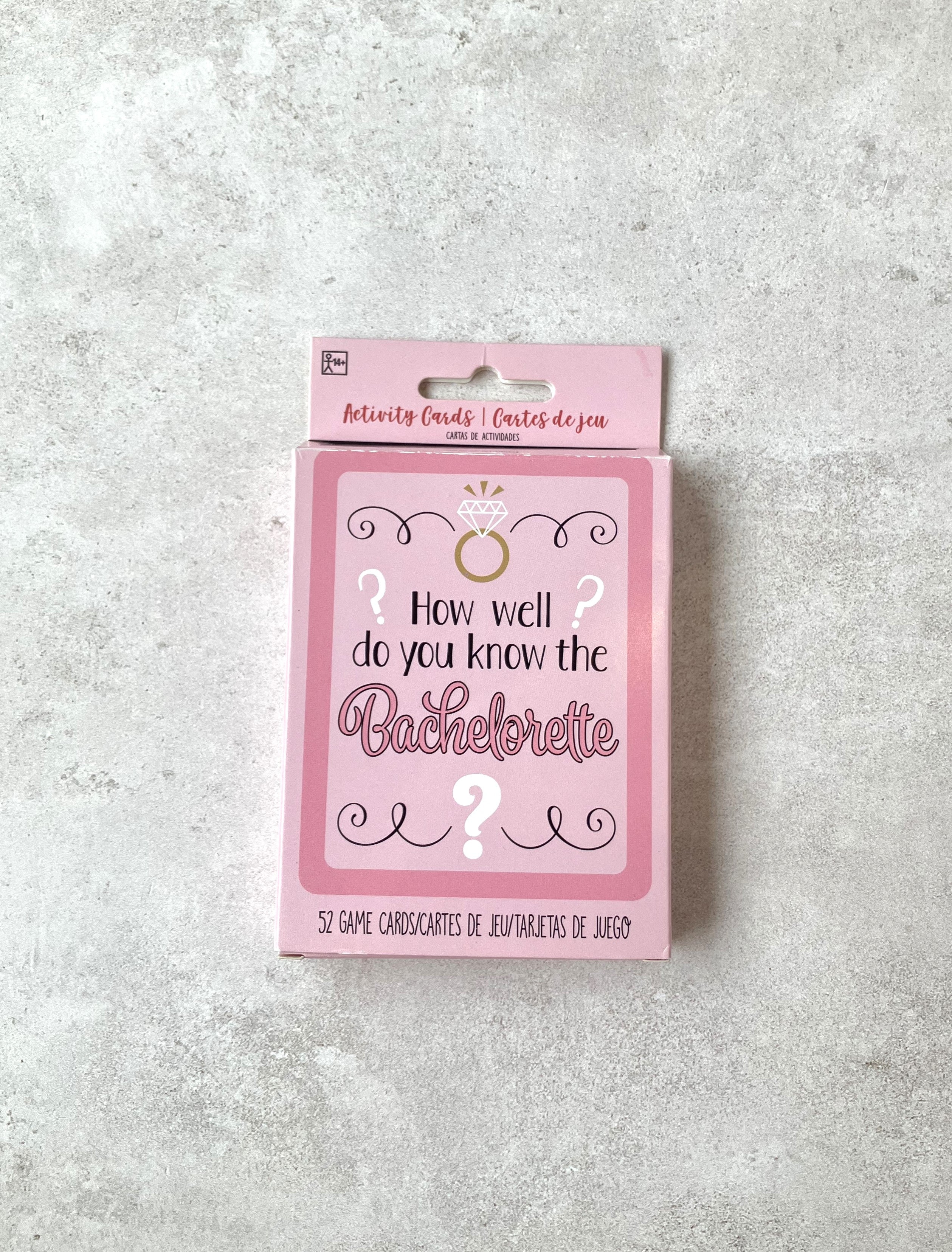 Juego de Cartas ''How Well Do You Know The Bachelorette?''