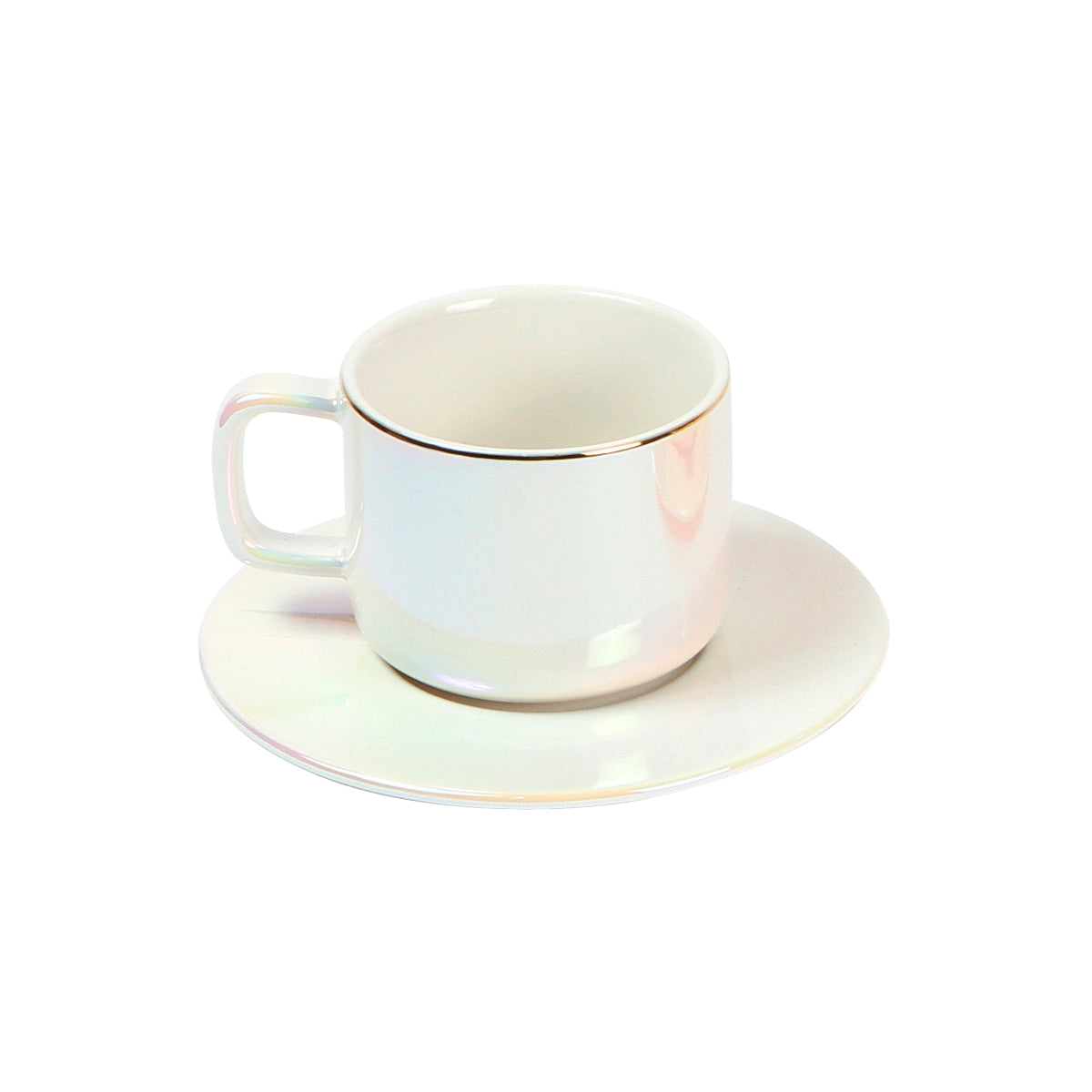 Taza de Té Personalizada — Juego con plato y cuchara