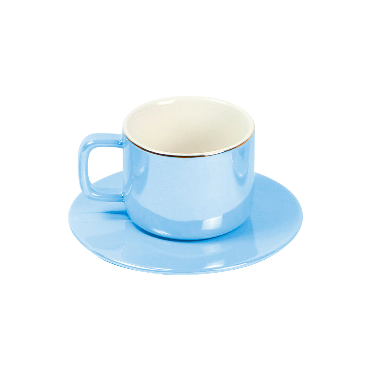 Taza de Té Personalizada — Juego con plato y cuchara