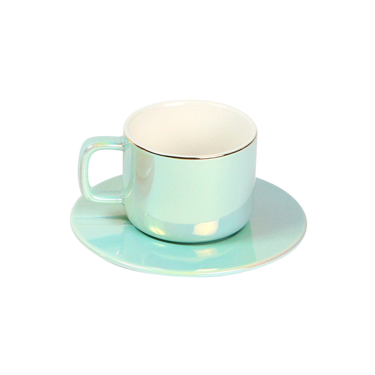 Taza de Té Personalizada — Juego con plato y cuchara