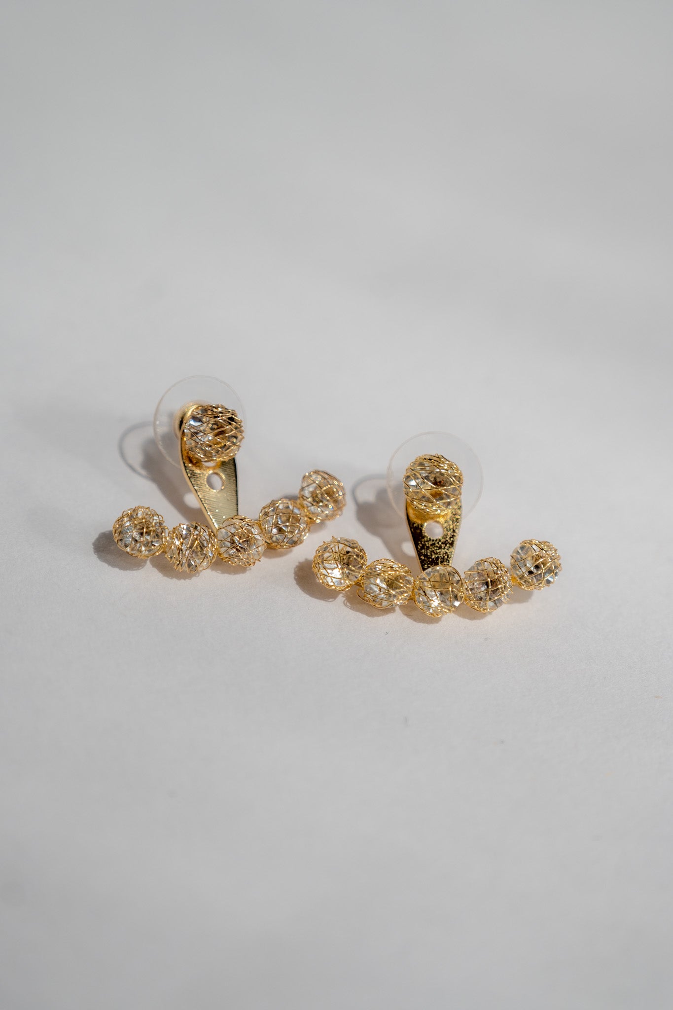 Arete Dorado Doble Lado