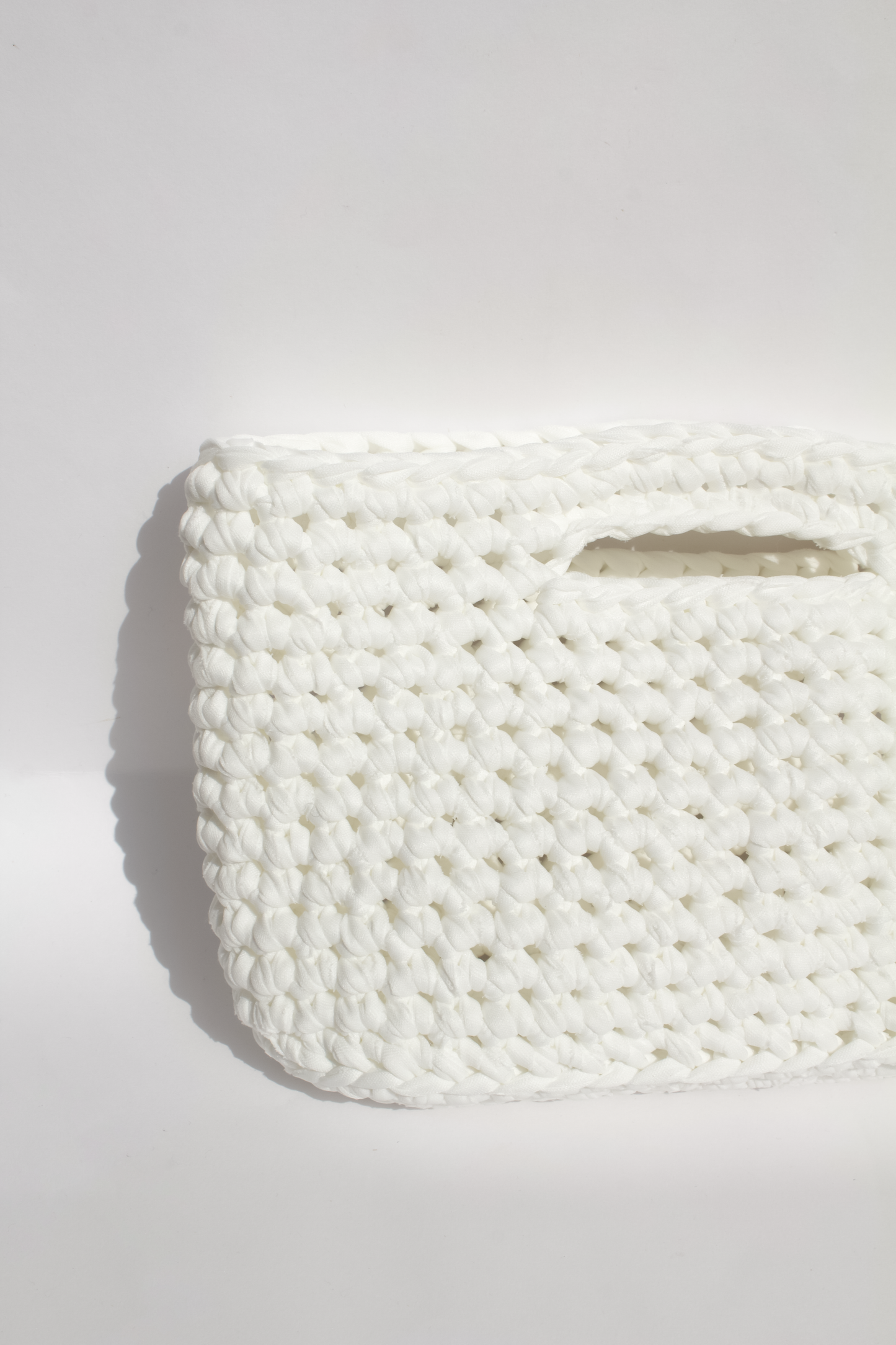 Bolsa Blanca Tejida