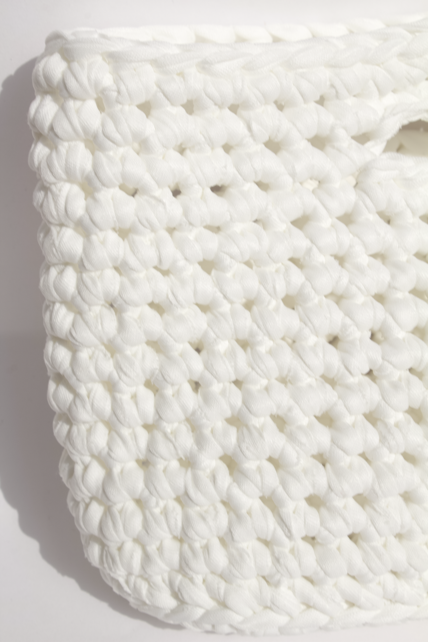 Bolsa Blanca Tejida
