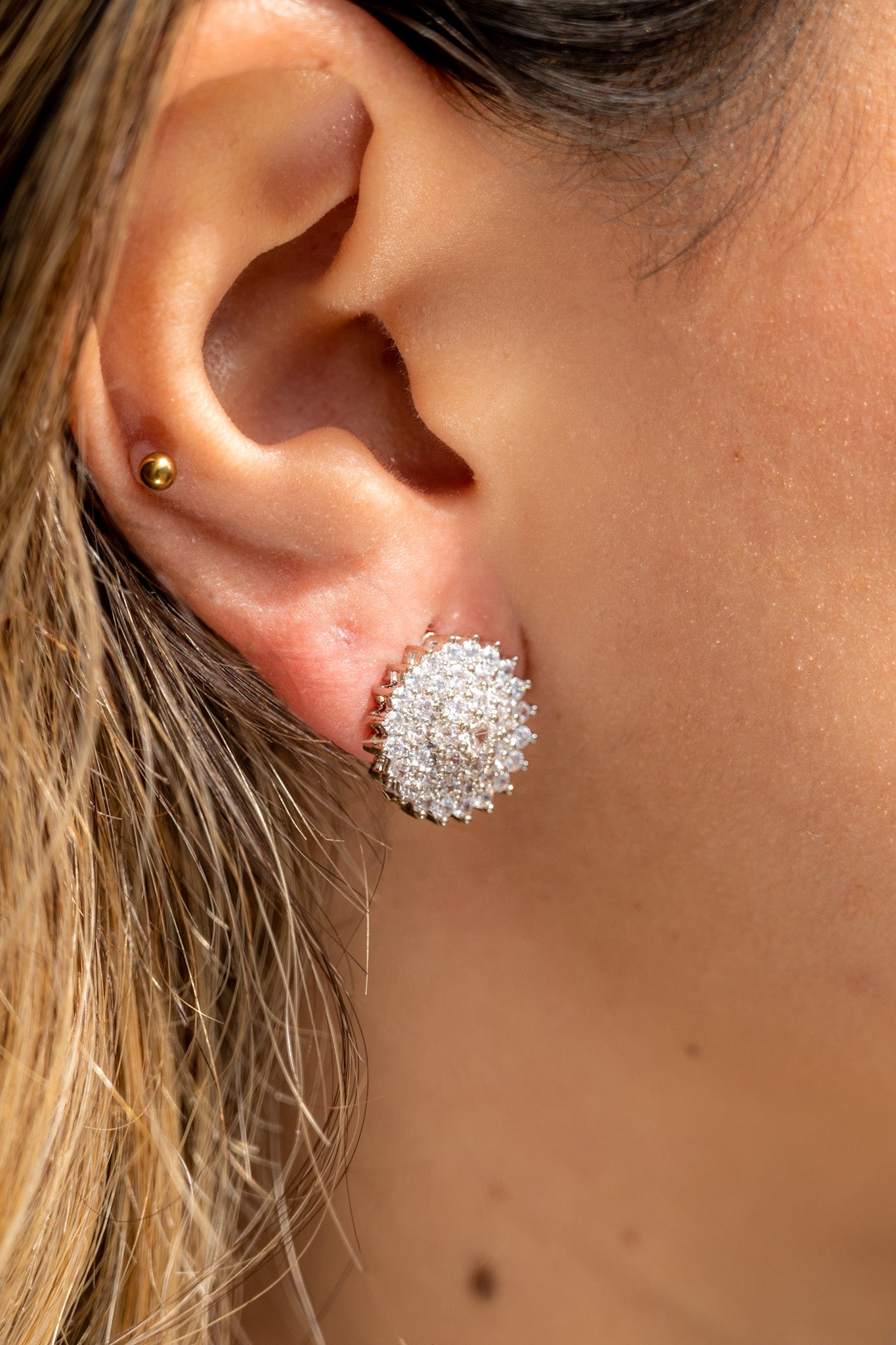 Aretes Studs de Brillantes Modelo