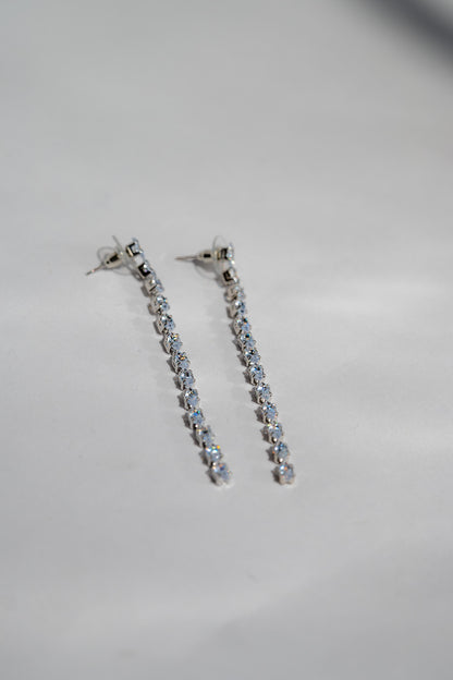 Arete Colgante Plateado