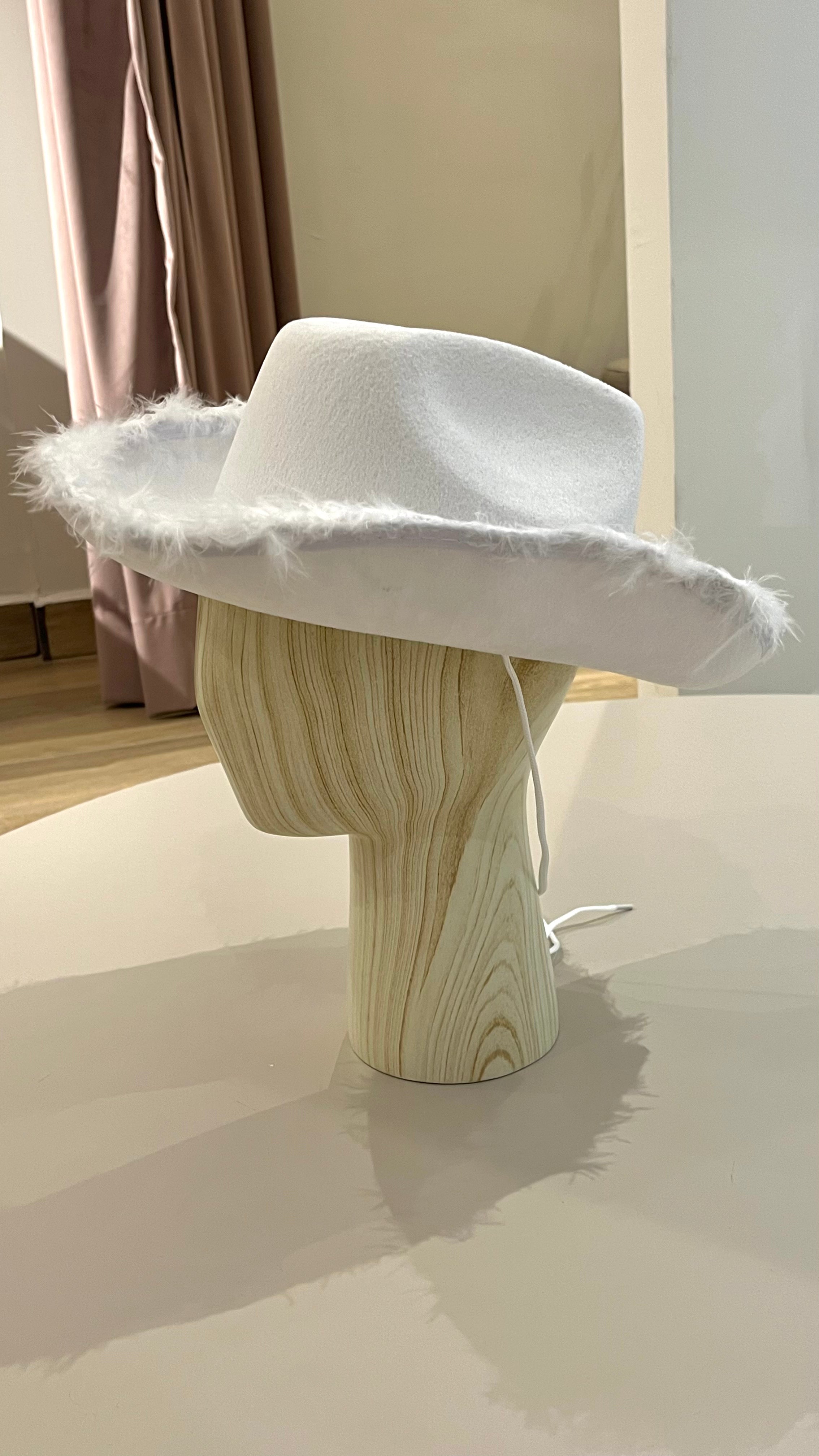 Sombrero Vaquero con plumas