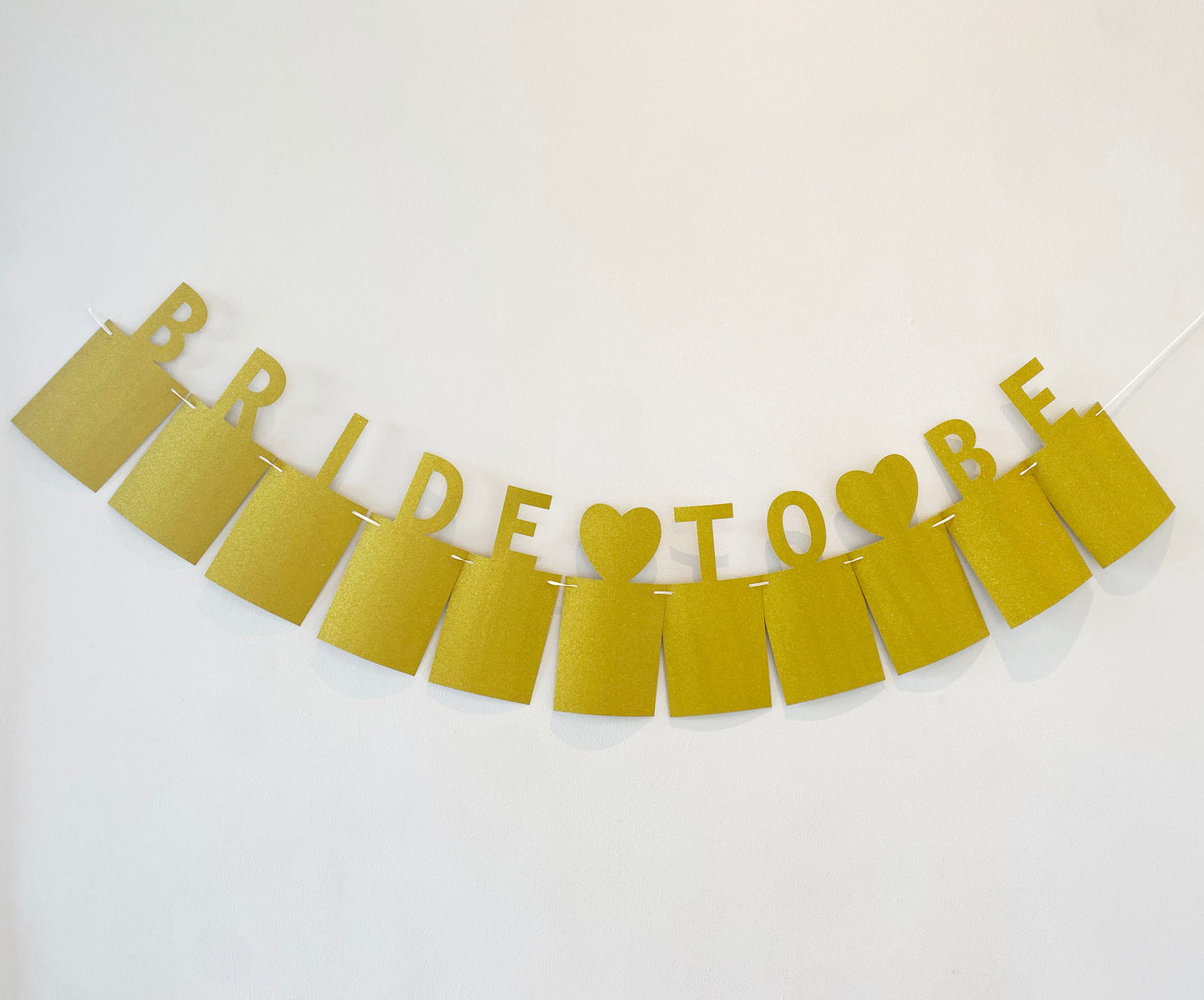 Banner "Bride to Be" + Fotos