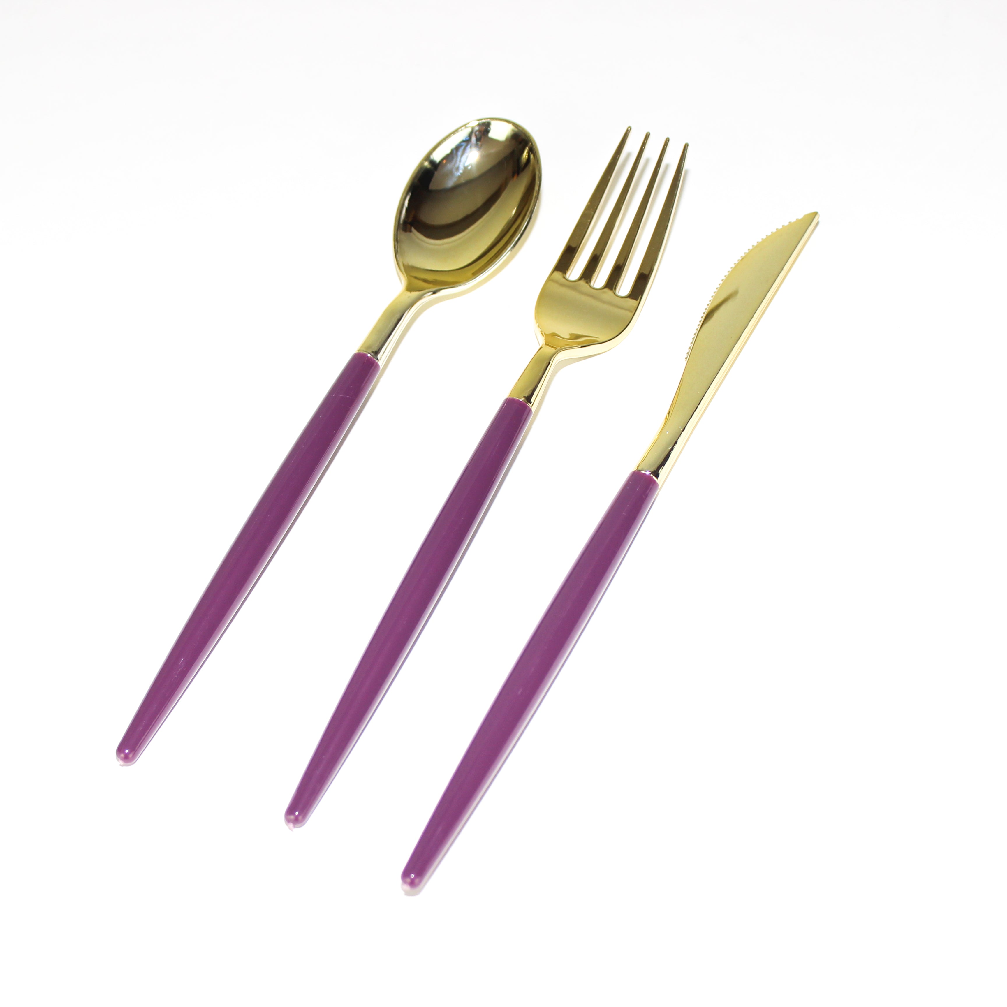 Set de cubiertos de plástico 32 pz