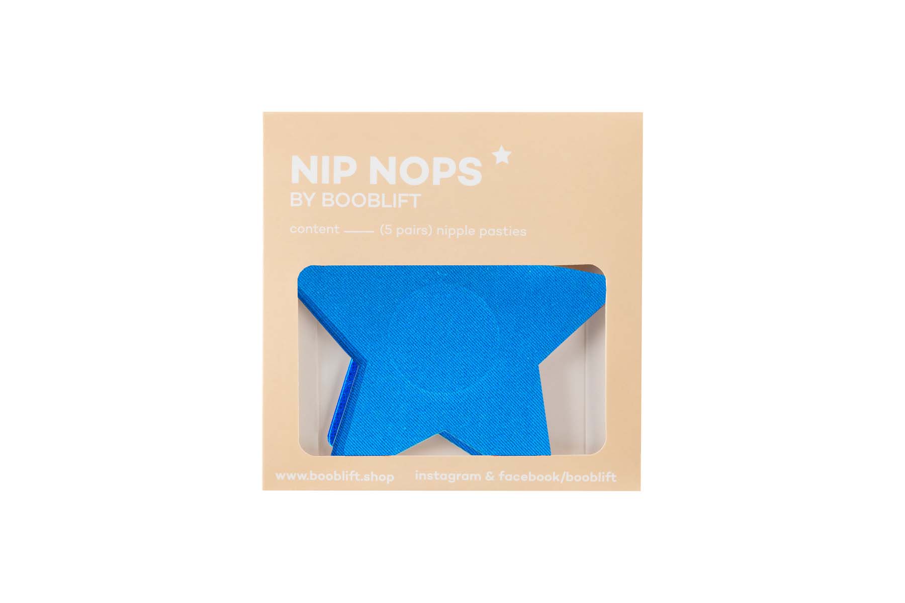 Pezoneras Desechables | Neon Cyan Star Nipnops