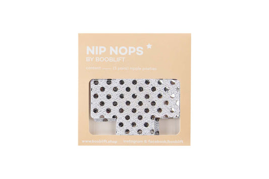 Pezonera Desechable | Polka Silver Cross Nipnops