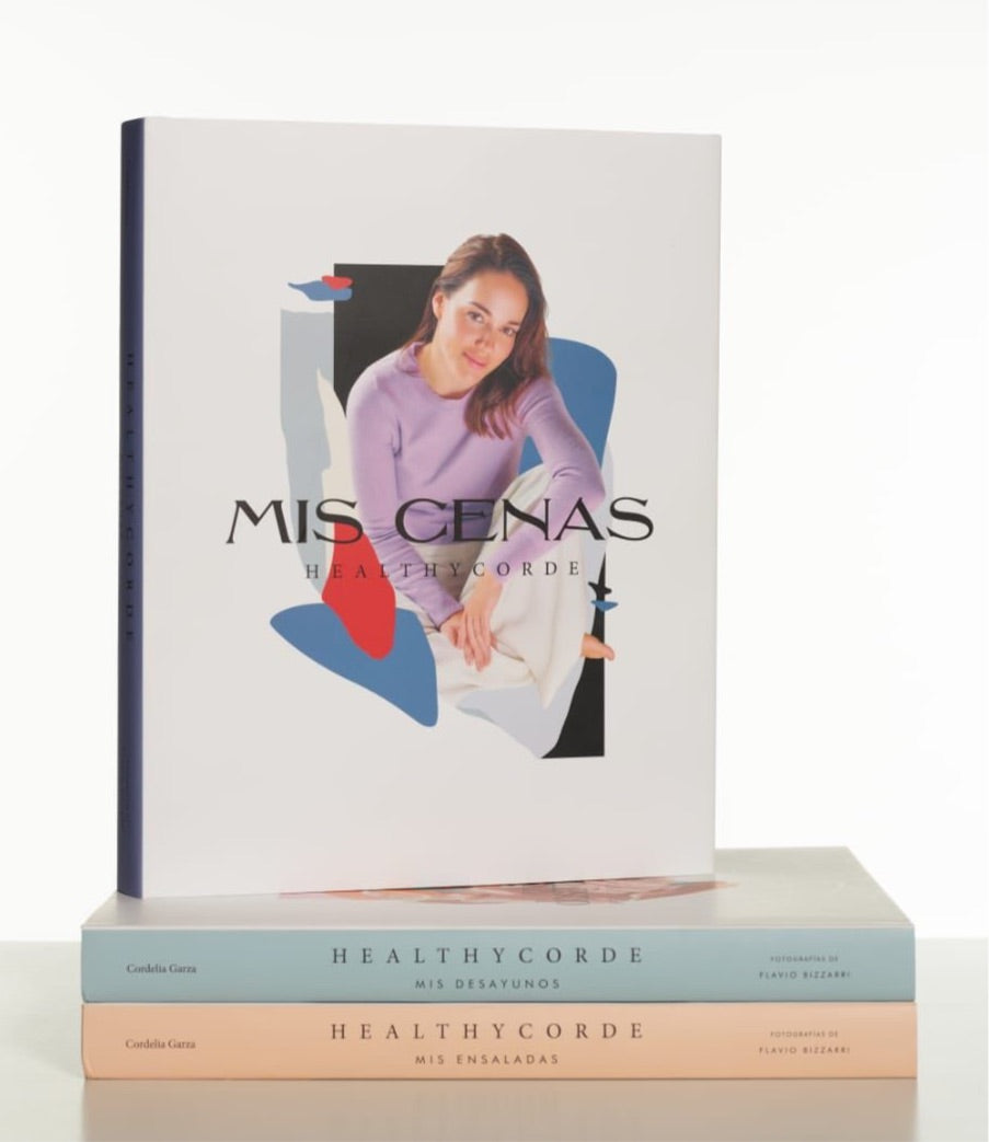 Recetario “Mis Cenas” de Healthy Corde con recetas balanceadas para la cena.