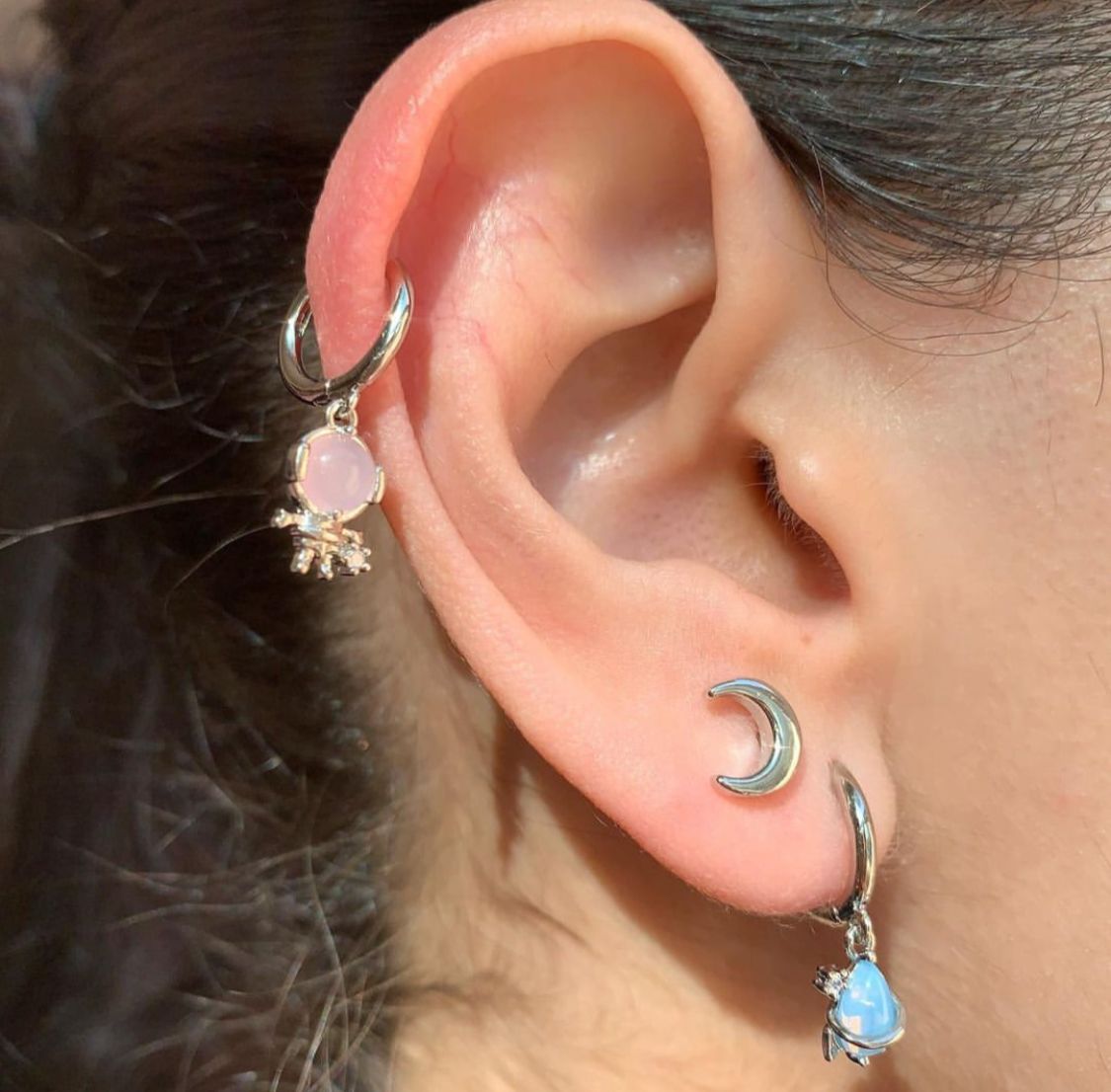Aretes Piercings de planetas