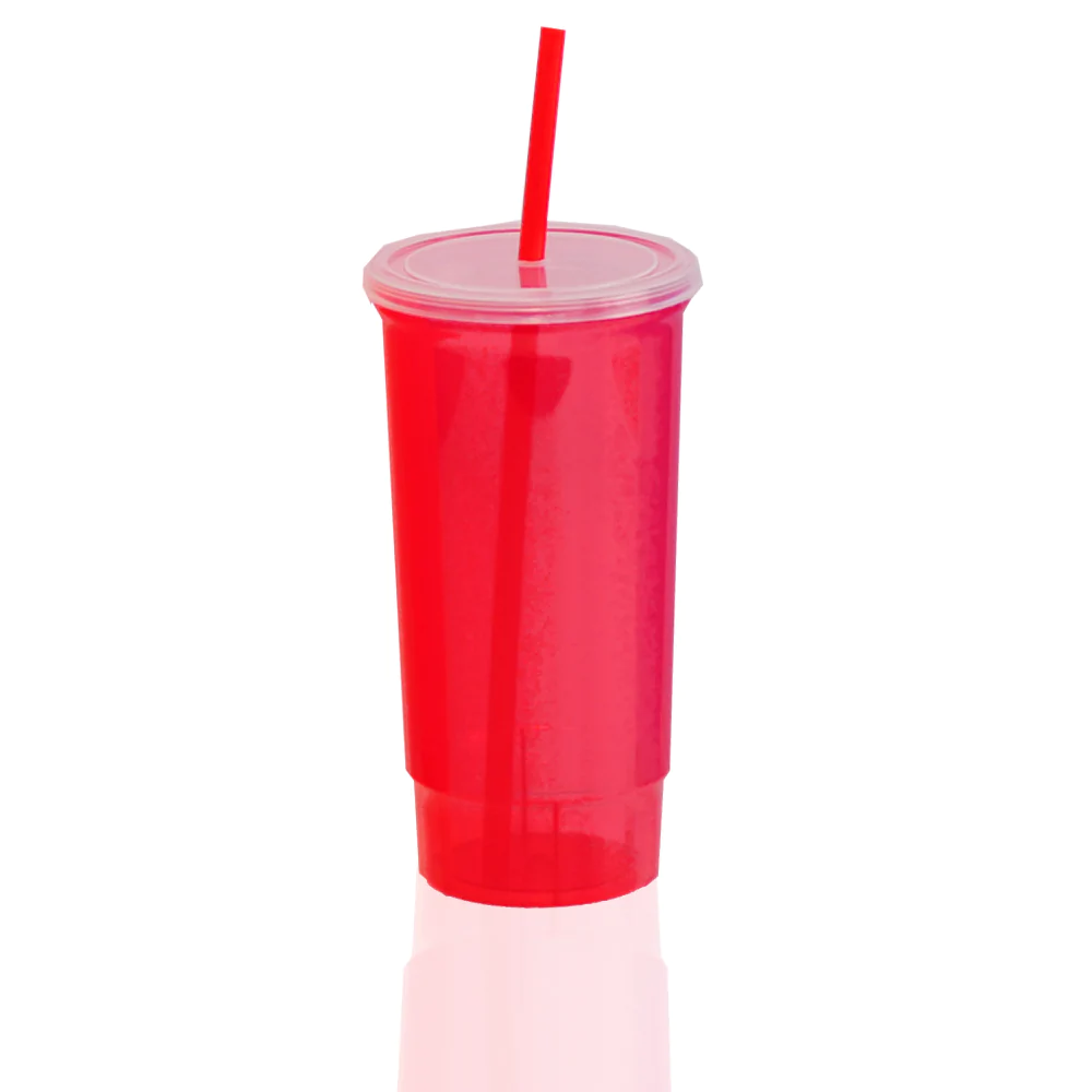 Termo despedida plástico-30 oz rojo