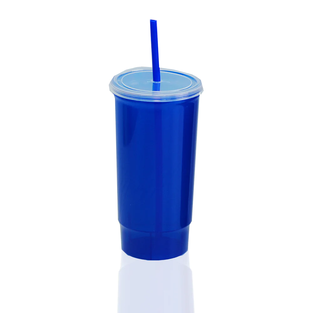 Termo despedida plástico-30 oz azul